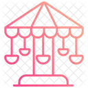 Merry Go Round Carousel Amusement Park Icon