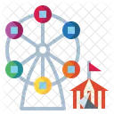 Fair Bigwheel Amusementpark Icon