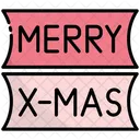 Merry Xmas Banner Poster Icon