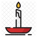 Candle Christmas Traditions Christmas Decorations Icon