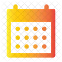 Calendario Mes Semana Ícone