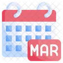 Mes de marzo  Icono