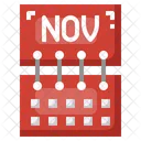 Mes De Noviembre Noviembre Mes Icono