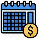 Mes Financeiro Ano Financeiro Calendario Economico Ícone