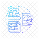 Mes Manufacturing Execution Systems Production Processes Optimization Icon
