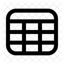 Tabla Texto Editor Icono