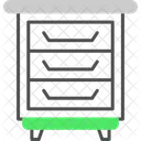 Mesa de cabeceira  Ícone