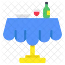 Mesa de café  Icono