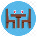 Mesa de café  Icono