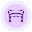 Mesa de café  Ícone