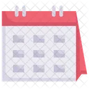 Mesa de calendário  Ícone