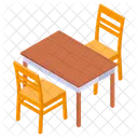 Comedor Mesa Sillas Icon