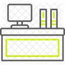 Mesa De Escritorio Escritorio Mesa Ícone