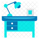 Mesa De Escritorio Mesa De Trabajo Mesa De Computadora Icon