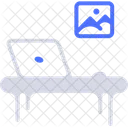 Mesa De Estudio Mesa Escritorio De Estudio Icon