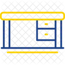 Mesa De Estudo Mesa Escrivaninha Ícone