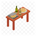 Mesa De Cozinha Cozinha Mesa Ícone