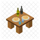 Mesa De Cozinha Cozinha Mesa Ícone