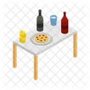 Mesa De Cozinha Cozinha Mesa Ícone