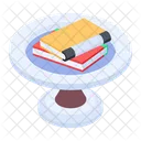 Mesa de libros  Icono