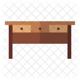 Mesa de oficina  Icono