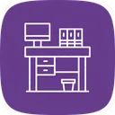 Mesa de oficina  Icon