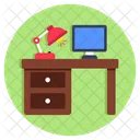 Mesa De Computadora Escritorio De Computadora Mesa Icono