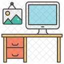 Mesa de ordenador  Icon