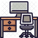 Mesa de ordenador  Icon