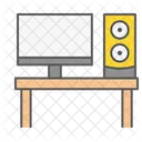 Escritorio Trabajo Trabajo Icon