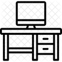 Escritorio De Computadora Icon
