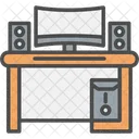 Mesa De Ordenador Mesa Escritorio Icon