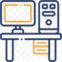 Mesa De Computadora Pc Cpu Icon