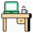 Mesa De Computadora Escritorio De Computadora Mesa Icono