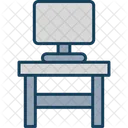Mesa De Computadora Computadora Mesa Icono