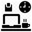 Escritorio Trabajo Trabajando Icon