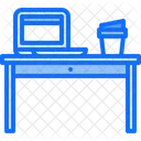 Mesa De Trabajo Escritorio Lugar De Trabajo Icon