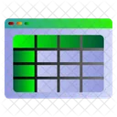 Excel Negocios Informe Icono