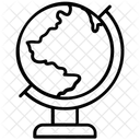 Globo Geografia Escola Ícone