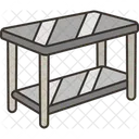 Mesa De Metal Metal Habitacion Icono