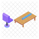 Mesa Sentado Silla Icon