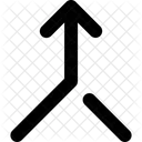 Mesclar Seta Seta Seta Para Cima Ícone