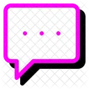 Message Bubble Communication Icon