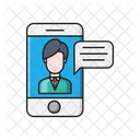 Message Profile Mobile Icon
