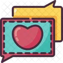 Message Heart Love Icon