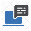 Message Chat Laptop Icon