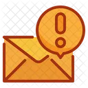 Message Exclamation Alert Icon
