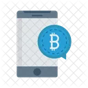 Bubble Message Bitcoin Icon