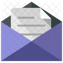 Open Envelope Letter Icon