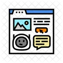 Message Chat Bot Icon
